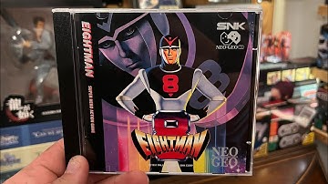 Eightman SNK Neo Geo CD gameplay, Project Retro Games. 