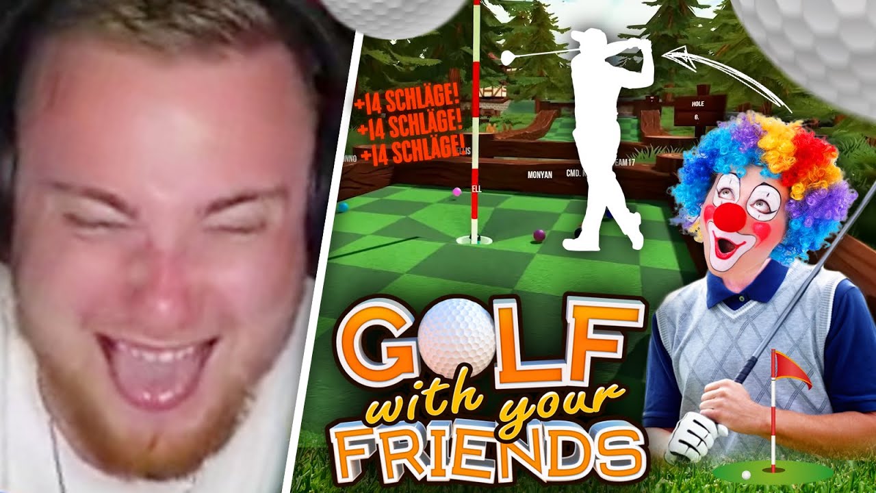 ⛳ Die LUSTIGSTE Runde GOLF! 🤣🤬 mit ELI, SIDNEY, EDIZ, ELDOS & MUSTI 😤 | SolutionPlayz