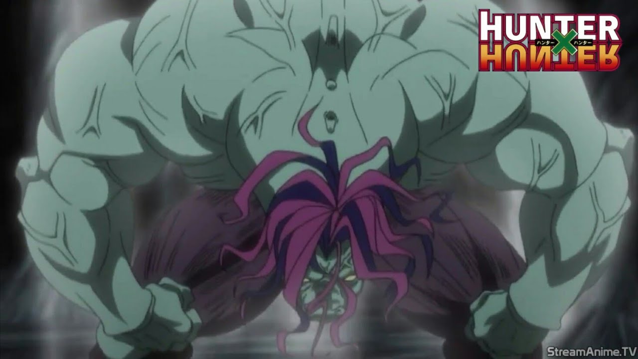 Hunter X Hunter Zazan Transforms English Dub Youtube