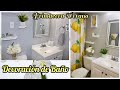 Ideas para decorar un Baño Pequeño Primavera Verano/color amarillo