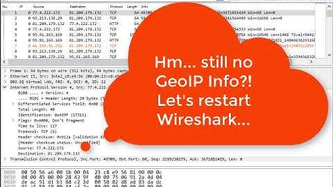 Wireshark Tip #29: GeoIP Name Resolution