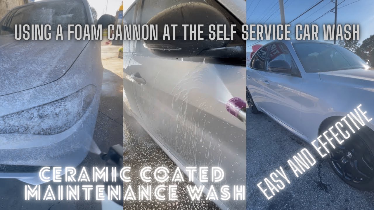 How to use a foam cannon at the self service car wash!! IK Foam Sprayer