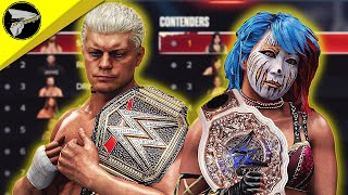 WWE 2K24 - How I Set Up Universe for Superstar Mode