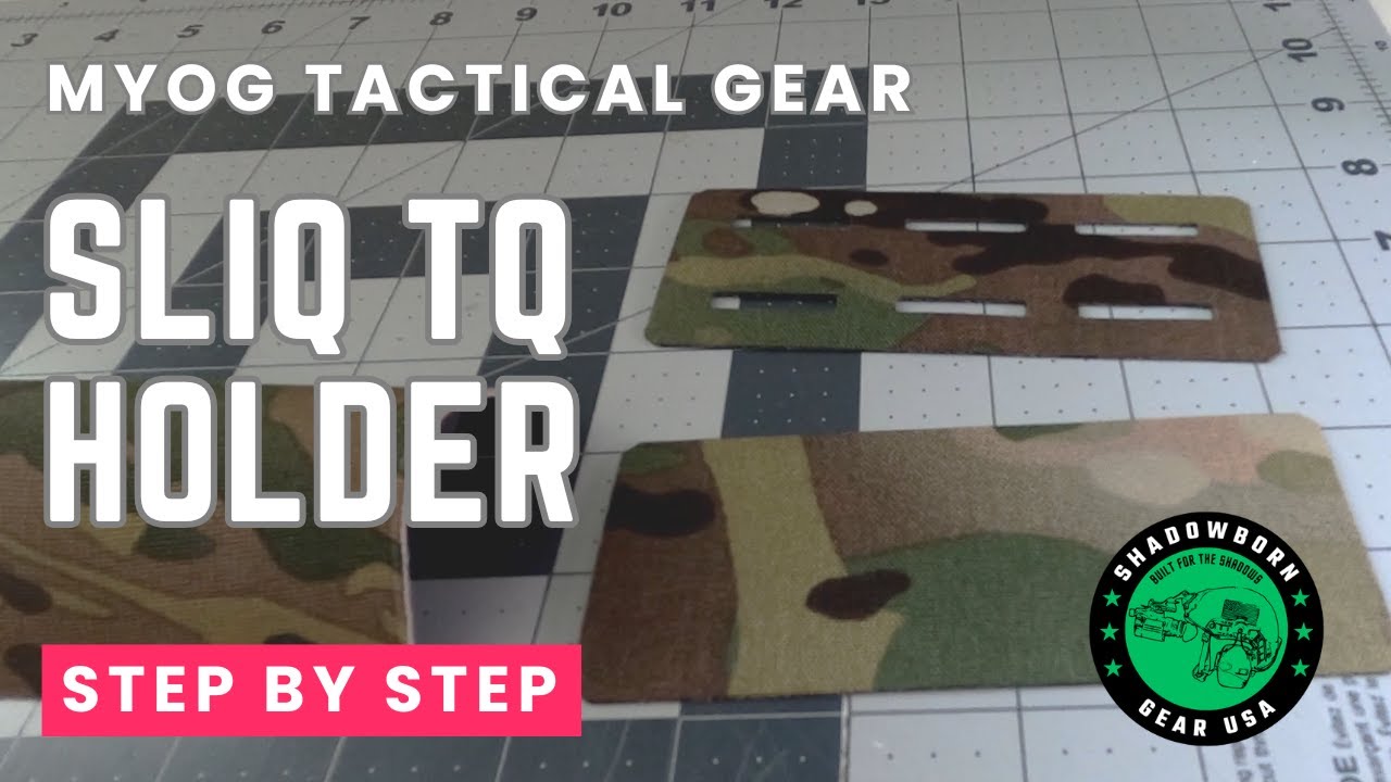 How We Make the S.L.I.Q TQ Holder | Laser Cutting & Sewing MYOG Tactical Gear