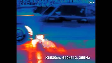 FLIR X6580sc high-speed thermal imaging camera - Santa Pod Raceway Movie