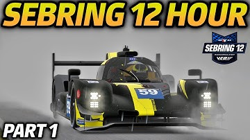 iRacing Special Event: 12 Hours Of Sebring - Part 1