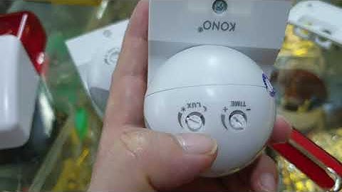 Công tắc cảm biến chuyển động hồng ngoại tắt mở đèn và chống trộm