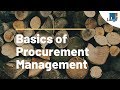 The Basics of Procurement Management