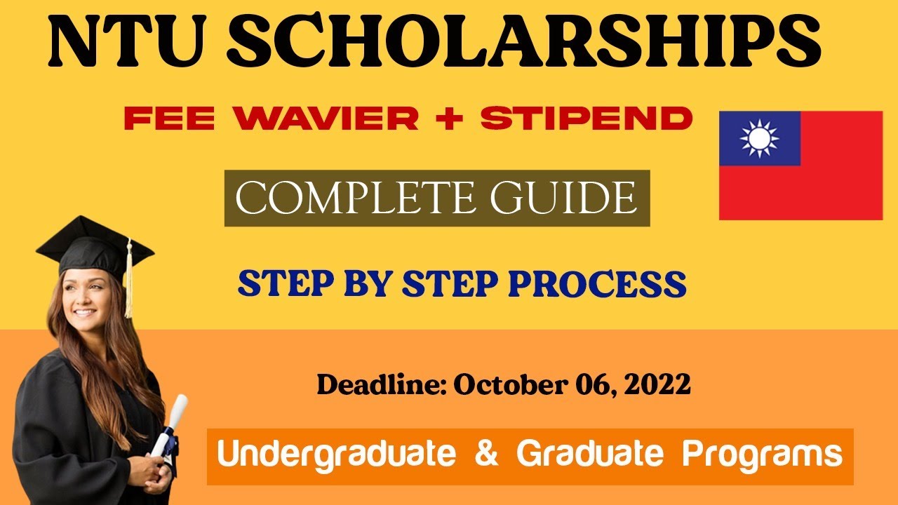 taiwan phd scholarship 2023