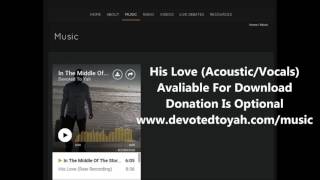 His Love Acousticvocals Yahuah Music