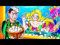 Paper Dolls Poor Vs Rich Mermaid Fall In Love With Bad Guy Rapunzel Family 