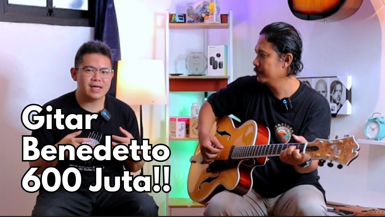 REVIEW GITAR 600JUTA..!! - Gitar Benedetto - with Ivan winata ( Ivan Gitar Studio) - PART I