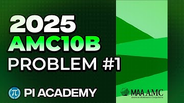 [NEW] 2025 AMC10B Problem #1 (Fast and Easy⚡️🚀)