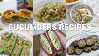 11kg 감량 후 유지어터의 매일 먹어도 맛있는 살빠지는 여섯 가지 오이 레시피. 6 Types of Cucumber Recipes.