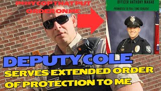 COP GETS A 5 YEAR ORDER OF PROTECTION AGAINST ME FOR FREE SPEECH