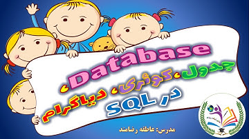 ایجاد دیتابیس و جدول و کوئری و دیاگرام در اسکیوال(sql)