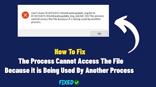 How To Fix The Process Cannot Access The File Because it is Being Used By Another Process | 2023 screenshot 5