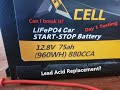 Day 1 Testing the limits of this &quot;lead acid replacement&quot; battery. LiFePO4 will it hold up?