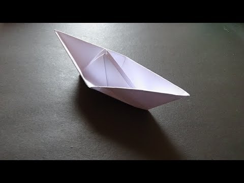 How to Make Origami  2-Sails Sailboat that Floats ⛵ Tutorial. 