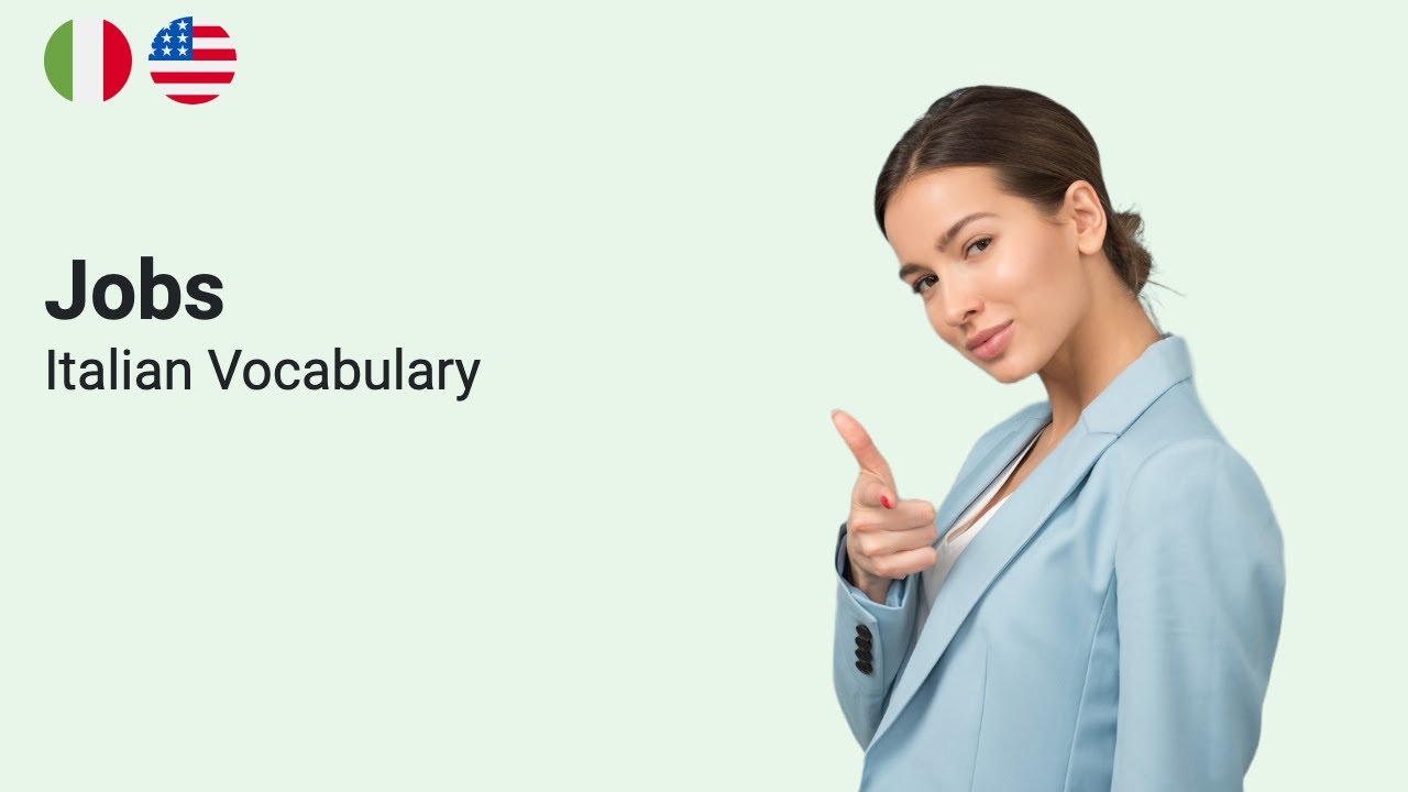 Jobs Vocabulary in Italian [87 words] - YouTube