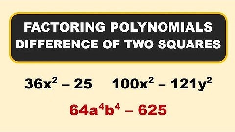 Factoring Polynomials - Difference of two Squares by Math Teacher Gon