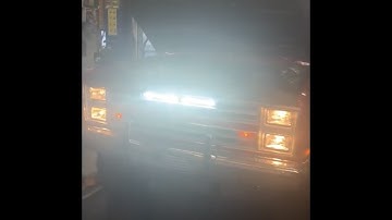 Square body K5 blazer off road lights / LED / light bar hidden installation overview