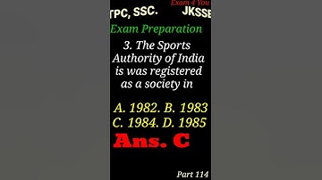 JKSSB Class IV Exam Preparation. JKSSB, NTPC, RRB GK Questions Answer. Part 114. #shorts JKSSB Exam