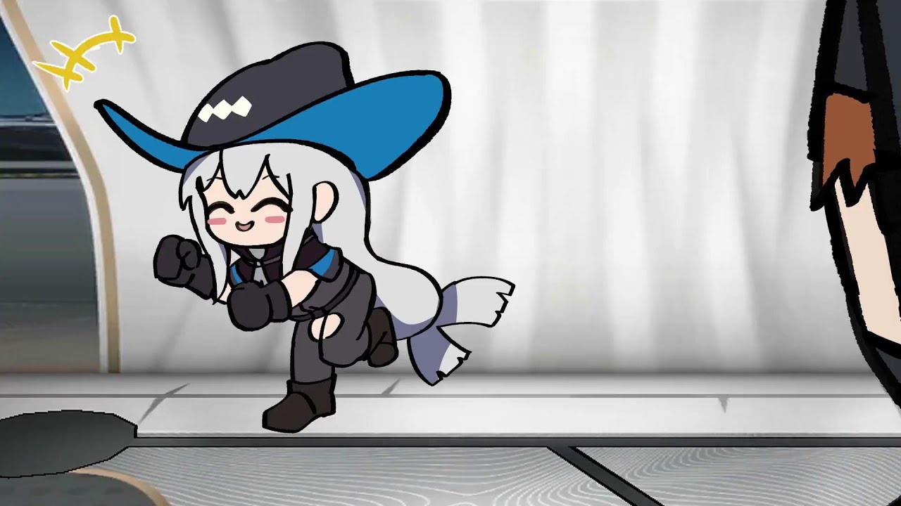 斯卡蒂：你敢说满练度的我退步？【明日方舟】 #明日方舟生路  #明日方舟创作者应援计划 #乌尔比安 #斯卡蒂 #搞笑动画