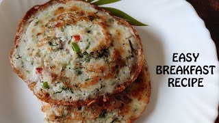 15 Minutes Instant Breakfast Recipe | Easy Breakfast recipe | Quick and easy Morning Breakfast |