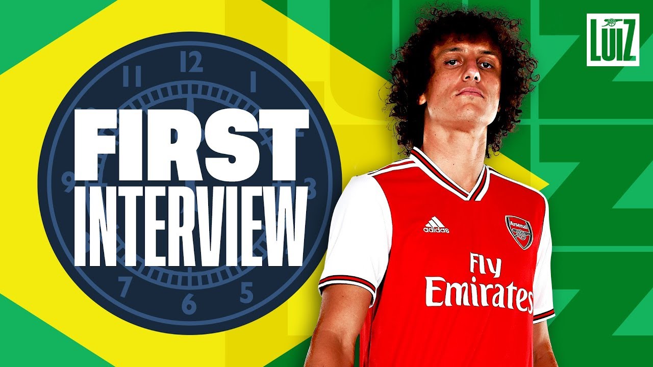 'I'm happy Lacazette & Aubameyang are on my side now!' | David Luiz's first Arsenal interview お嬢様