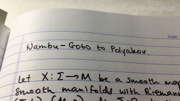 Nambu-Goto to Polyakov.