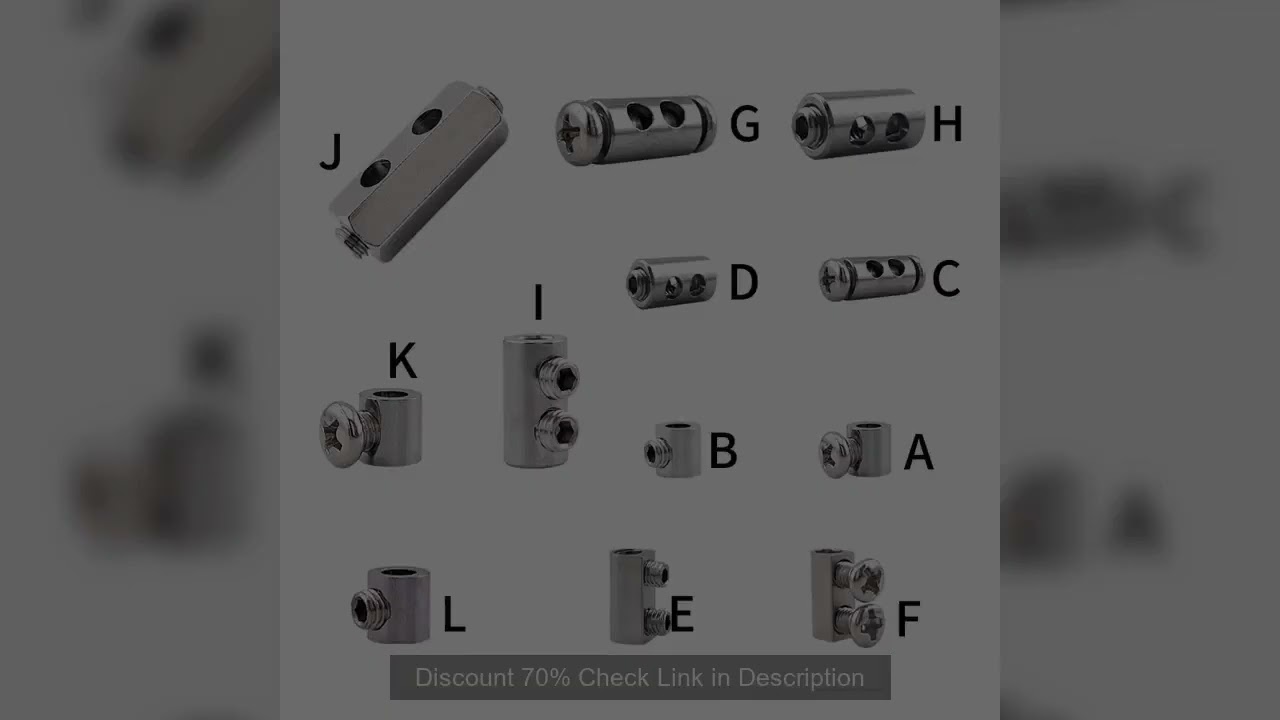 1-4mm Adjustable Steel Wire Rope Buckle Clamp for DIY Lamp Hanging Clamps Telescopic Double Hole Thr