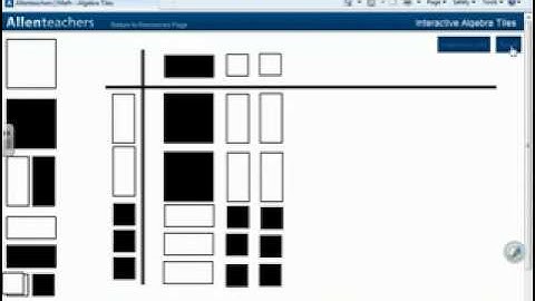 Multiplying Binomials Algebra Tiles