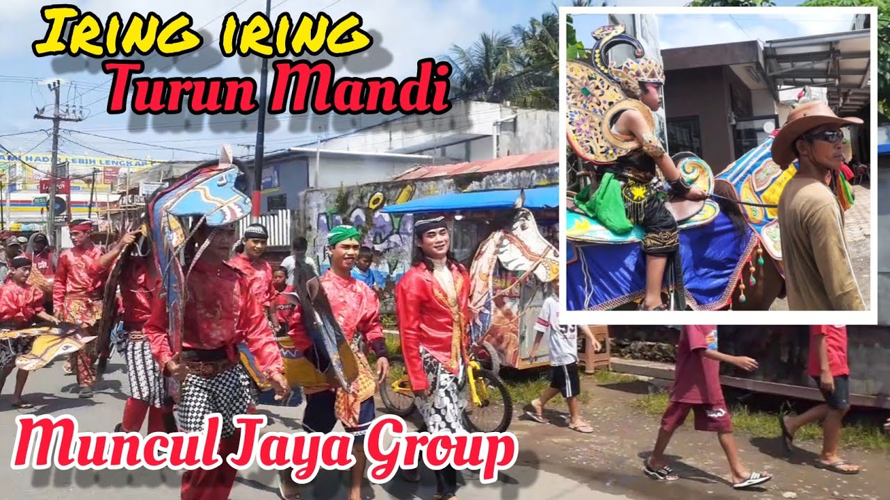 iring iringan Turun mandi//ebeg muncul jaya group(ebeg sabar)//pananjung,pangandaran