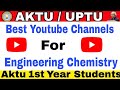 Best youtube channels Engineering Chemistry | Best youtube channel for Btech 1st year students