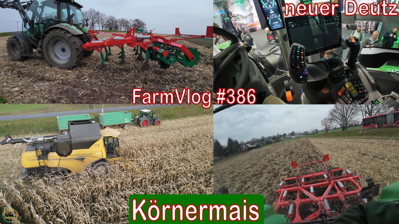 Farmvlog #386: Agro Masz Runner 30 im 1. Einsatz | Agritechnika | Mais dreschen