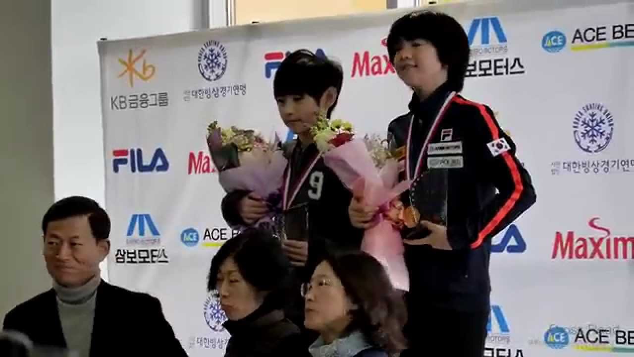 2014-12-07 피겨랭킹대회랭킹전 3일차 | 남자 2그룹(주니어) 시상식 | 차준환, 박성훈