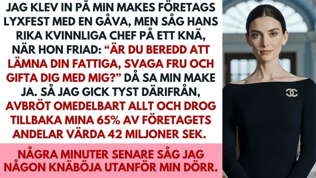 Klockan tickade mot midnatt och jag satt själv i lägenheten när min mans mejl dök upp på skärmen. Bara några rader, men orden skar rakt igenom mig: “Offentliggör på galan. Därefter...