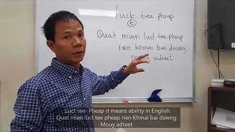Learning Khmer language Vocabs from the Phnom Penh Post Part 1
