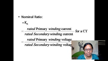 Ratios of Instrument transformer