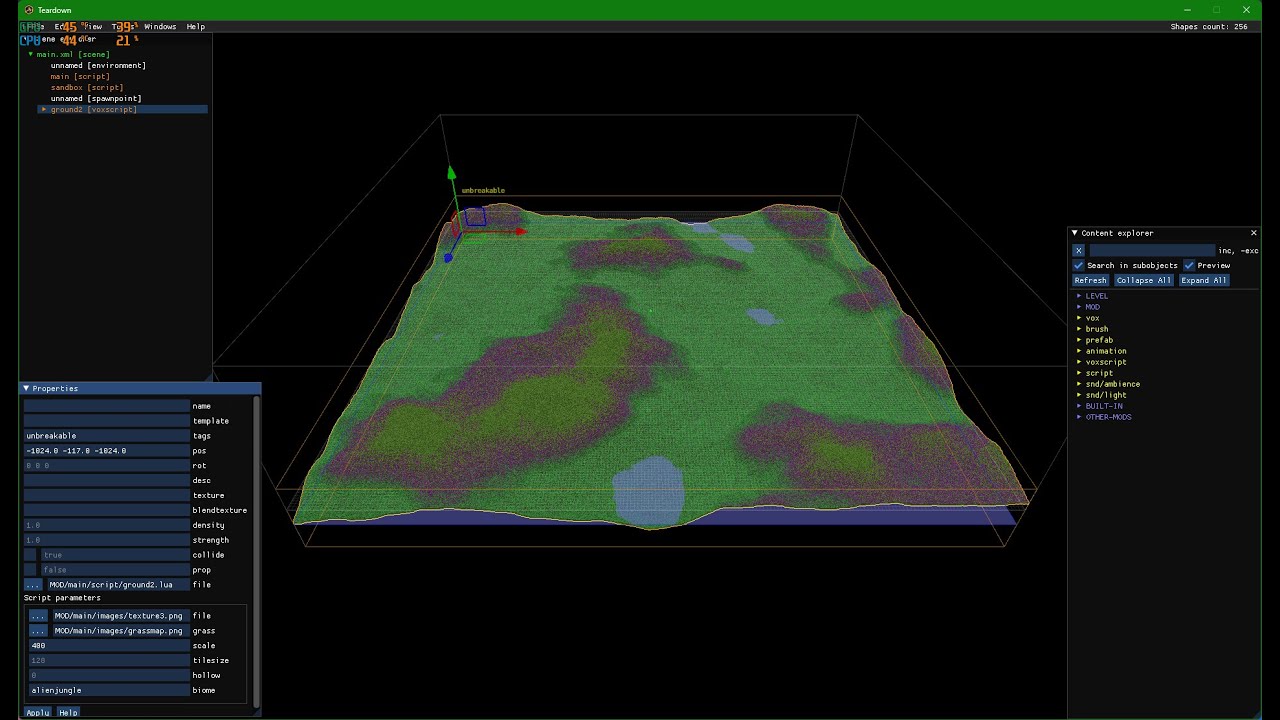 voxmapper - a Teardown heightmap/grass map generator - YouTube