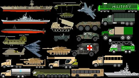 Military vehicles deluxe the kids picture show