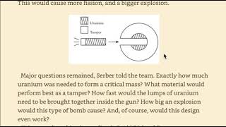 Bomb, Chapter 17 The Gadget
