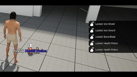 RPG Tutorial 18. Notify widget (Unreal Engine 5)