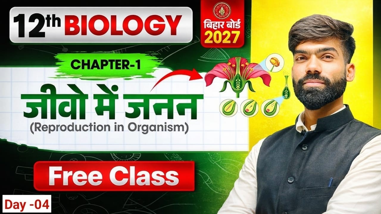 DAY - 4 CLASS 12 BIOLOGY ,12 CLASS BIOLOGY CHAPTER -1,CHAPTER 1 CLASS 12 NCERT BIOLOGY