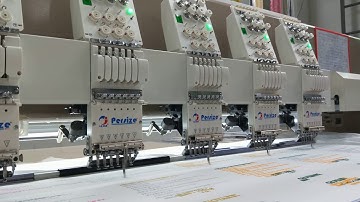 Lejia high speed Embroidery machine with automatic bobbin change system😎