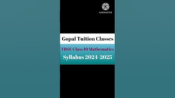 TBSE Class 10 Mathematics Syllabus 2024-2025#foryou#viralvideo#new#newshorts#2024#subscribe#trending