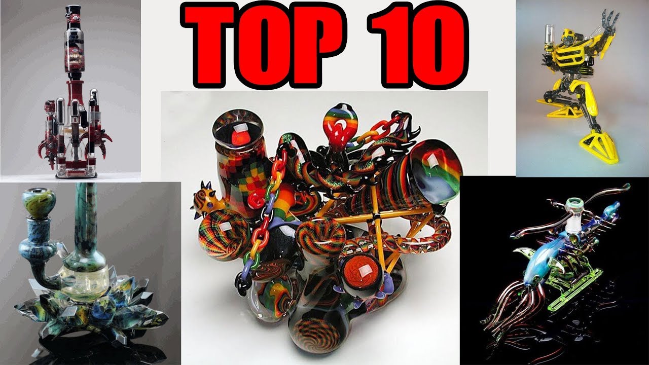 🔴TOP 10 BONGS EVER! ($10 = DAB)