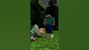 Alex and Steve Life - Herobrine saves Alex #minecraftanimation  #danielgrinberryall