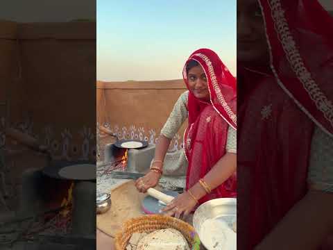 भरवा करेले की सब्जी 😍 #subji #krela #cooking #food #rajasthan #youtubeshorts #shorts #desi #village